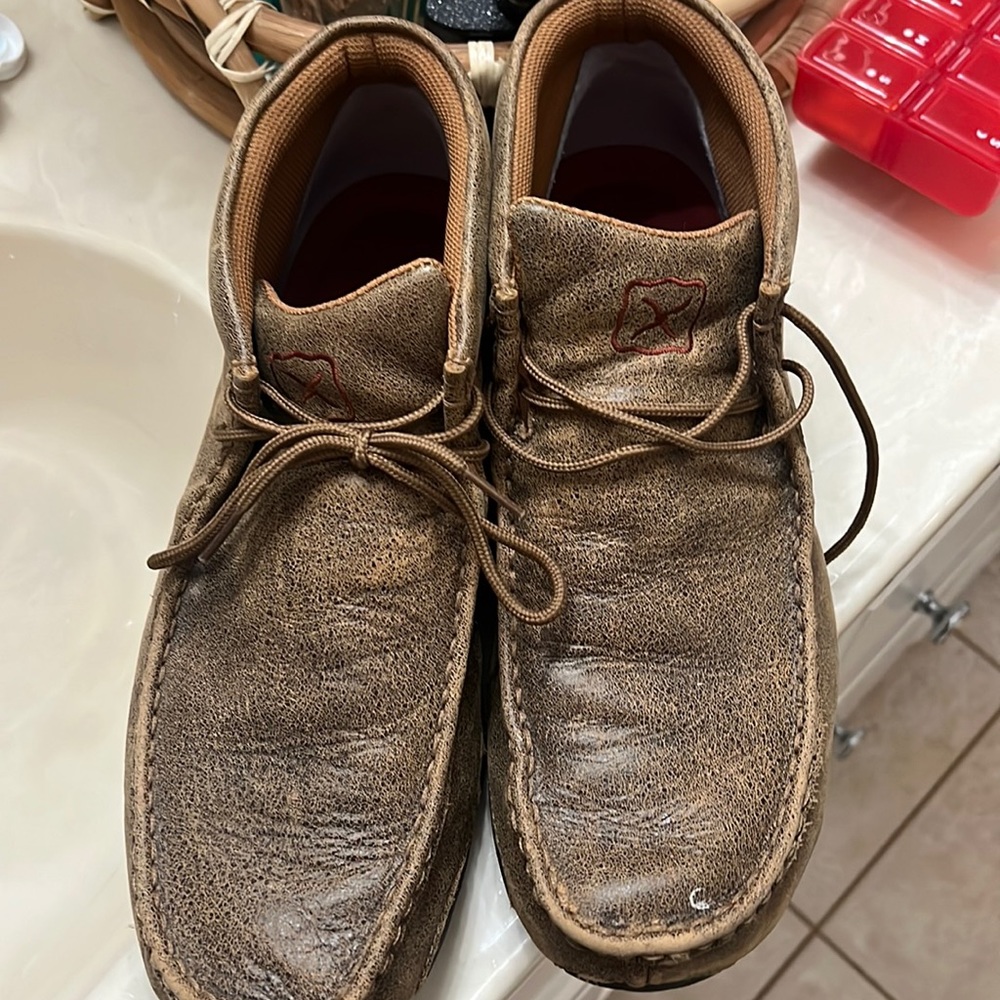 Twisted X moccasins 11.5 brown